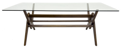 Pierre Jeanneret Style Dining Table