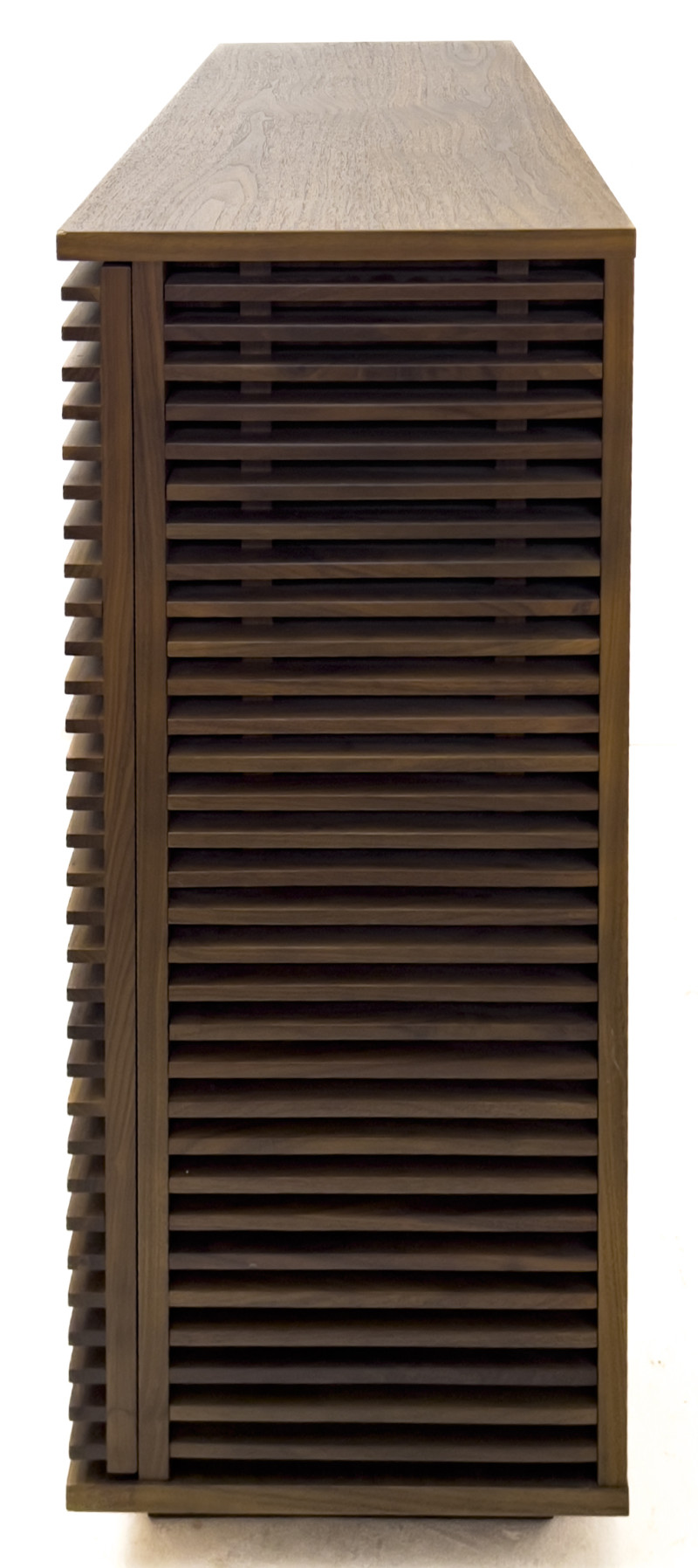 Folks Slatted Wood Cabinet and Credenza