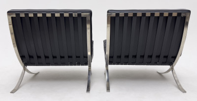 Ludwig Mies van der Rohe - Barcelona Chairs, Pair