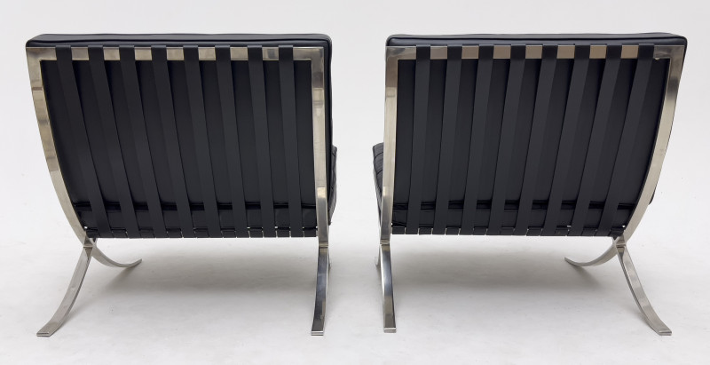 Ludwig Mies van der Rohe - Barcelona Chairs, Pair