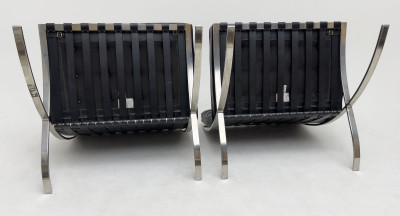 Ludwig Mies van der Rohe - Barcelona Chairs, Pair