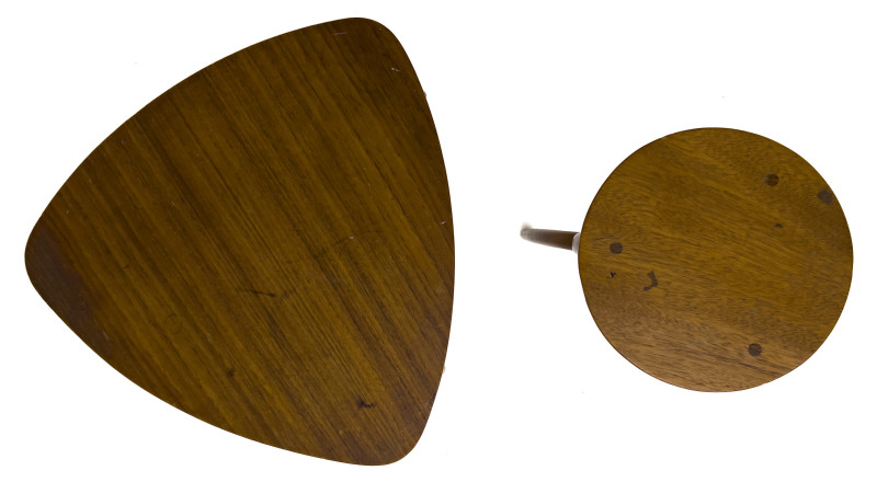 Danish Teak Tables, Group of 2