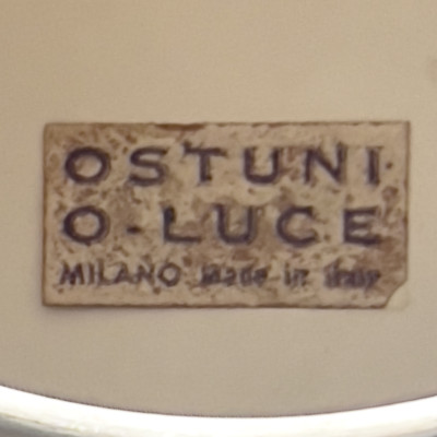 Giuseppe Ostuni - Ostuni O-Luce Enamel Shade Table Lamps, Pair