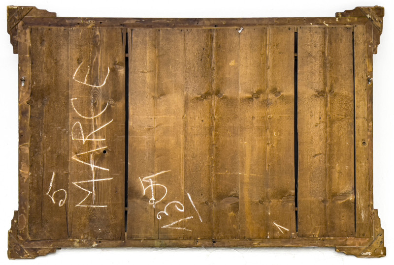 Low Relief Gilt Overmantle Mirror