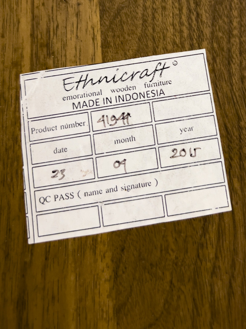 Ethnicraft - Slice Dining Table