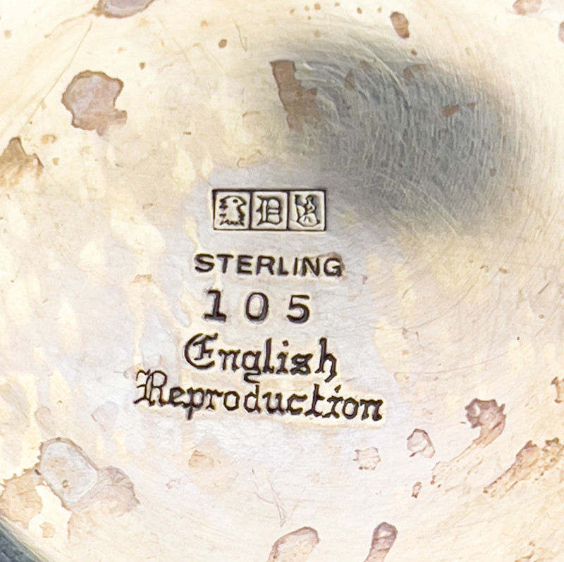 Sterling English Reproduction Partial Tea Set