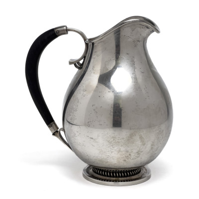 Image for Lot CC Hermann - Sterling Silver Water Pitcher