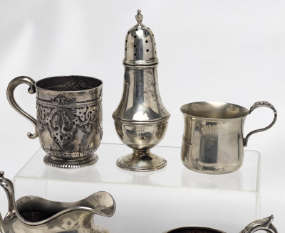 Sterling Silver Serviceware, Group of 10