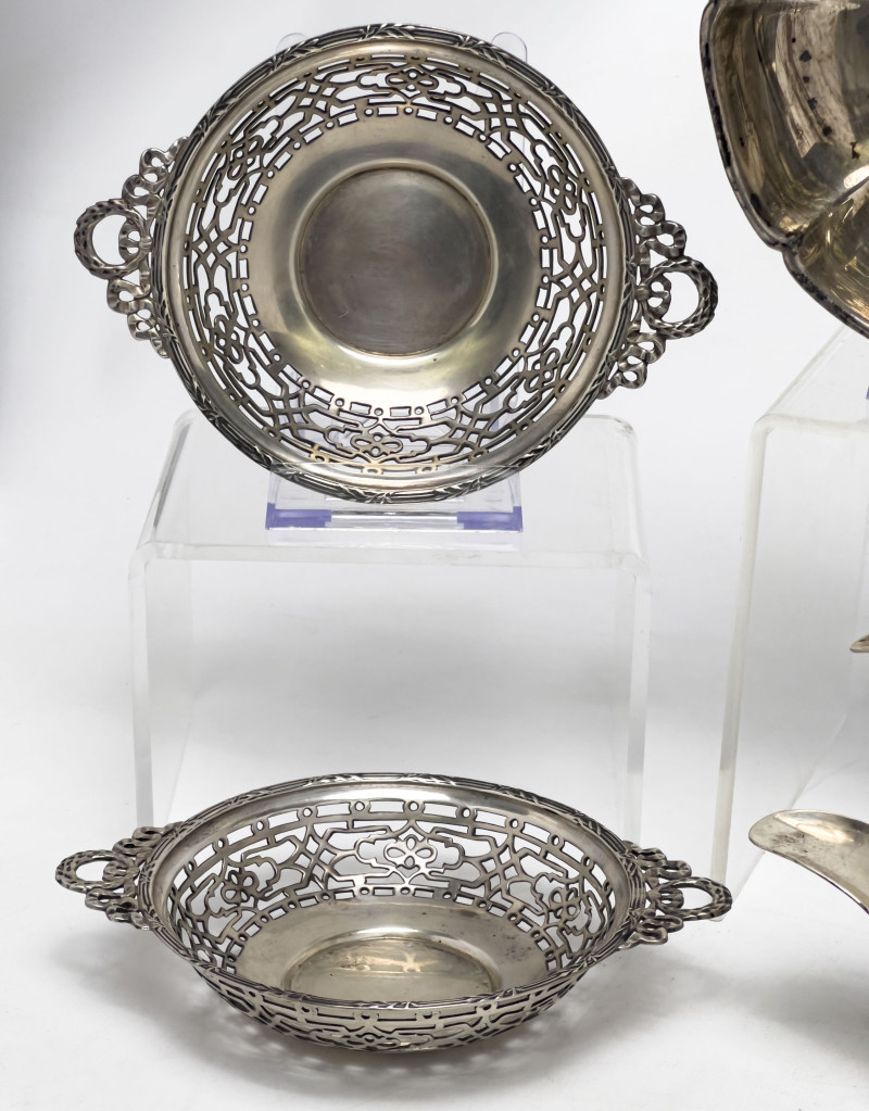 Tiffany &amp; Co. and Others - Sterling Silver Trays and Dishes, Group of 9