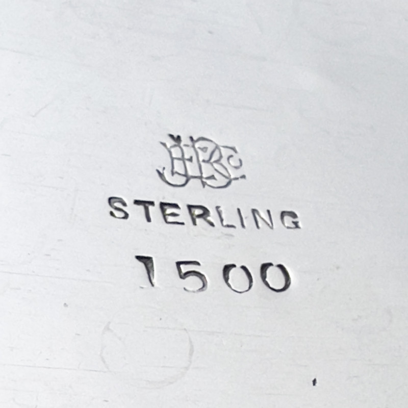 Sterling Silver Tray, Creamer, and Sugar