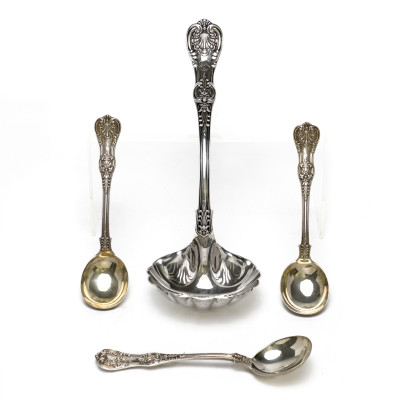 Image for Lot Tiffany & Co. - Ladle and Spoons, Group of 4
