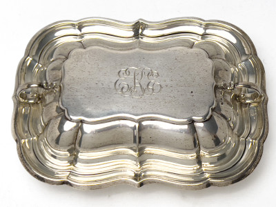 Reed &amp; Barton, Frank Smith, and Frank Whitney - Sterling Silver Trays and Covered Dish