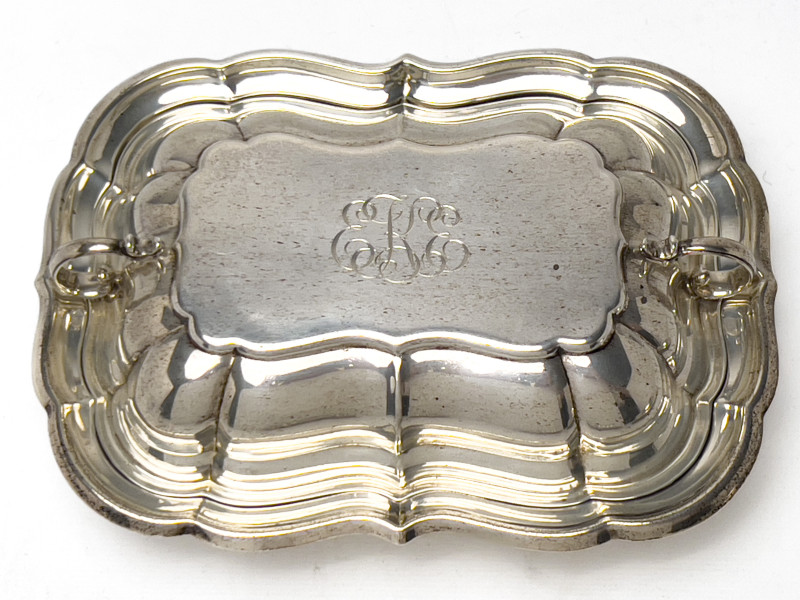 Reed &amp; Barton, Frank Smith, and Frank Whitney - Sterling Silver Trays and Covered Dish