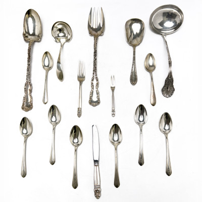 Image for Lot Georg Jensen and Others - Sterling Flatware