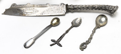 Weighted Sterling and Silverplate Serviceware and Accessories, Group of 25+