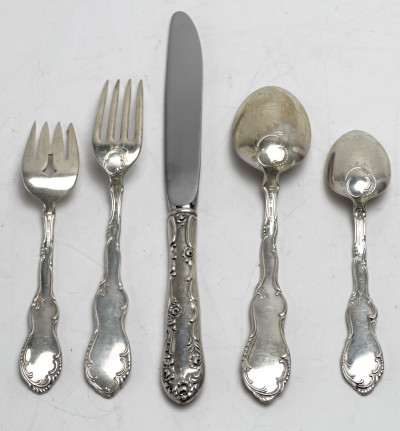 Towle Silversmiths - Sterling Silver &quot;Old English&quot; Flatware Service for 12