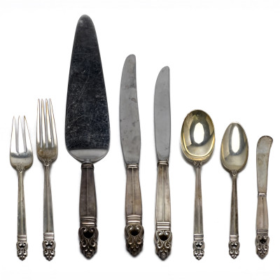 Image for Lot Royal Danish Flatware Service
