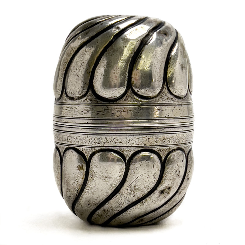 German Silver Repousse Double Cup