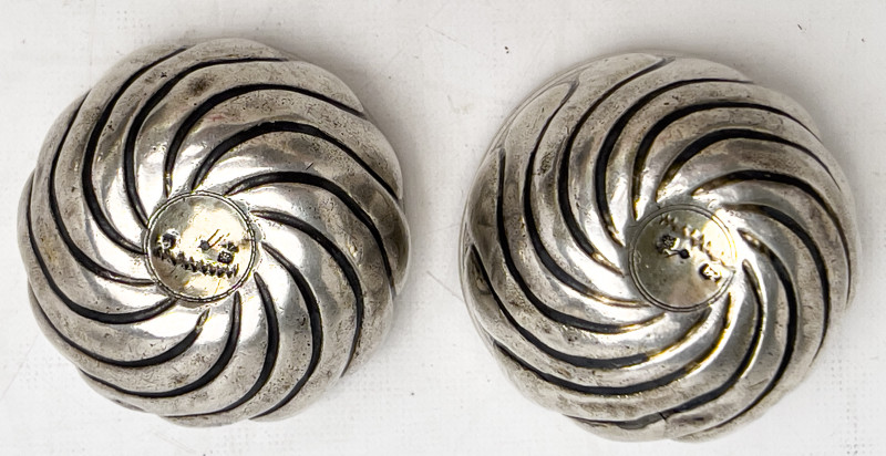 German Silver Repousse Double Cup