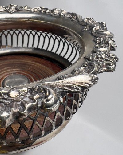 Silverplate Wine Coasters, Group of 10