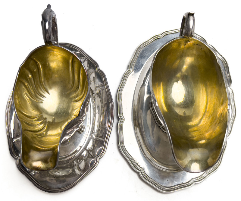 Continental Silver Gravy Boats, Group of 2