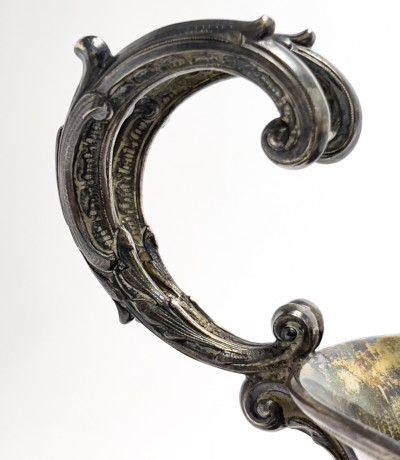 Continental Silver Gravy Boats, Pair