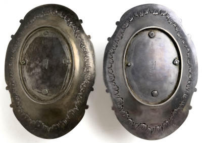 Continental Silver Gravy Boats, Pair