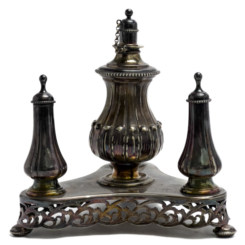 Tiffany &amp; Co. - Silverplate Table Cigar Lighter