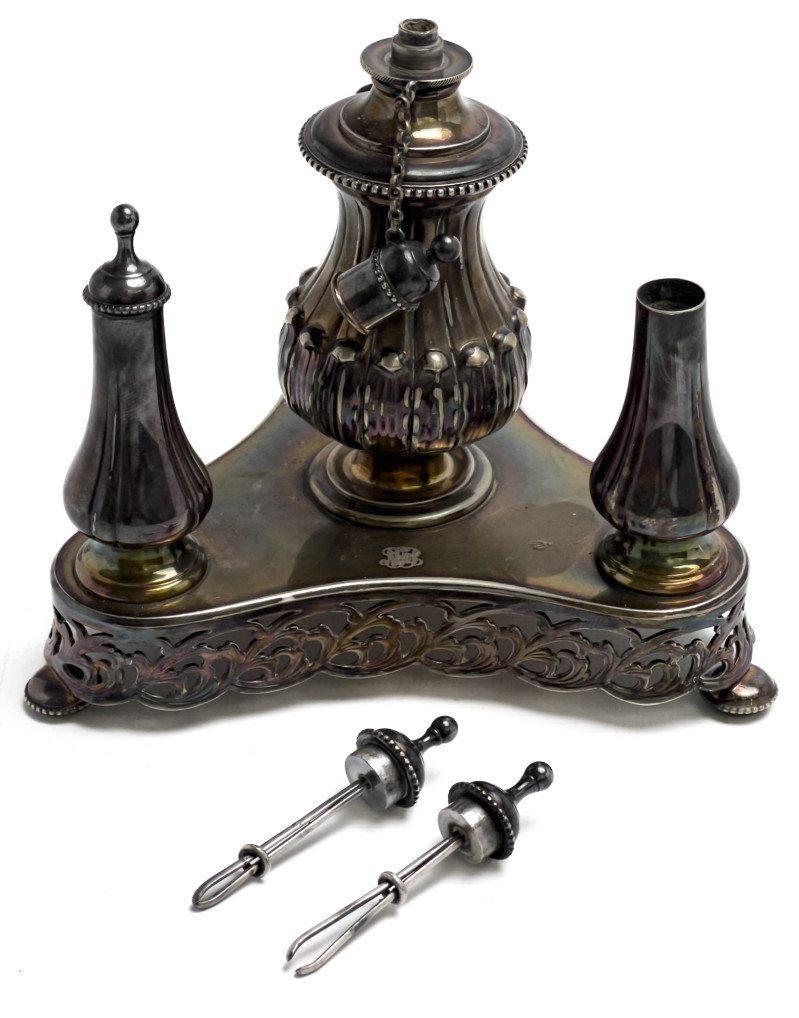 Tiffany &amp; Co. - Silverplate Table Cigar Lighter