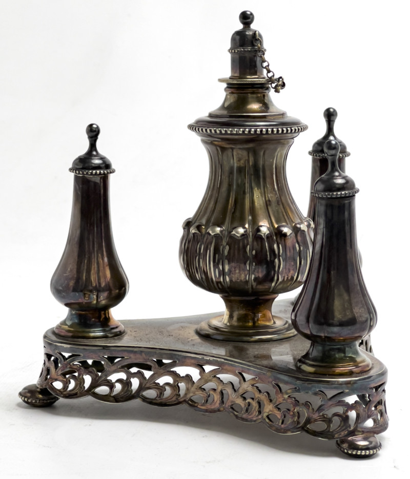 Tiffany &amp; Co. - Silverplate Table Cigar Lighter