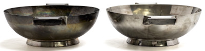 JB Chatterley &amp; Sons Ltd - Two Sterling Silver Scottish Quaich Cups