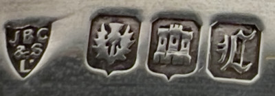 JB Chatterley &amp; Sons Ltd - Two Sterling Silver Scottish Quaich Cups