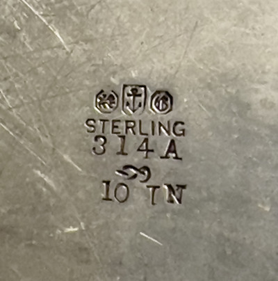 Two Sterling Silver Serving Trays