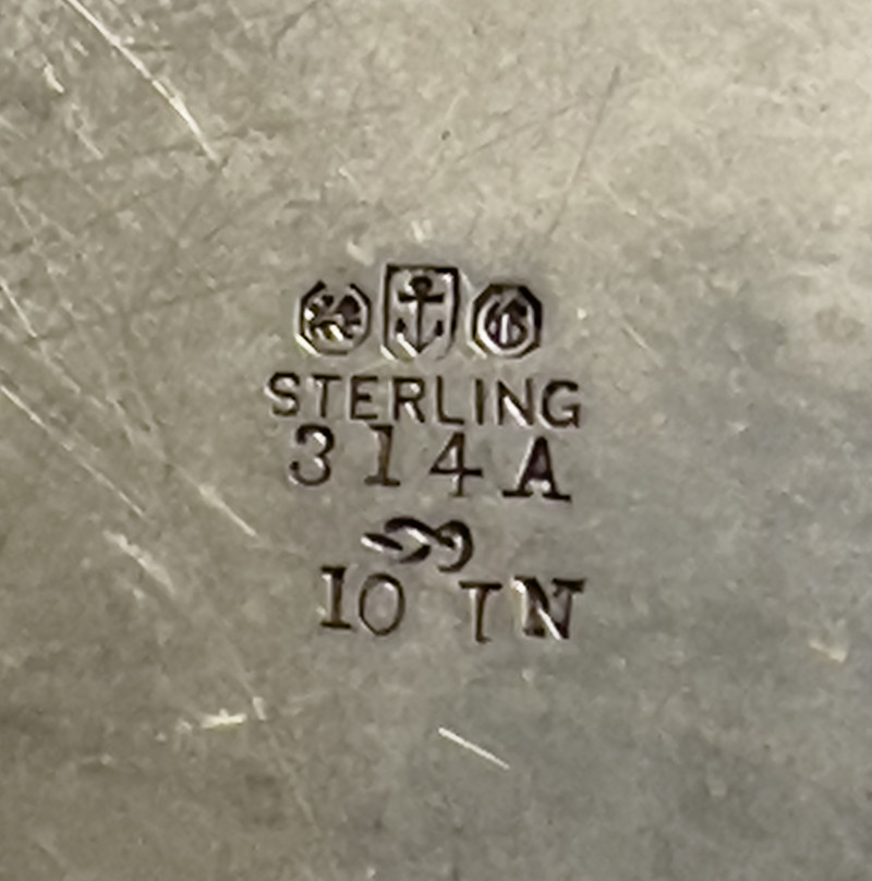 Two Sterling Silver Serving Trays