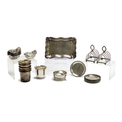 Image for Lot Sterling Silver Serviceware, Group of 22