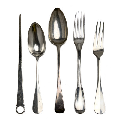 Image for Lot Sterling Silver Serving Pieces, Group of 5