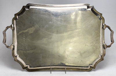 Sterling Silver Large Serving Tray
