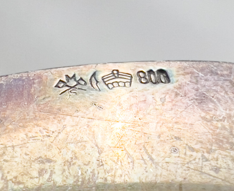 Silver Coins in Assorted Settings, Group of 4