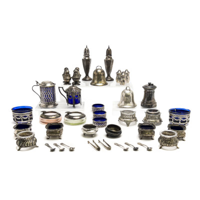 Image for Lot Salt and Pepper Shaker, Salt Cellars, and Other Accessories, Group of 35+