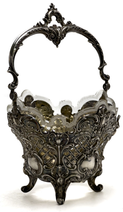 Silver Dishes and Baskets, Group of 6