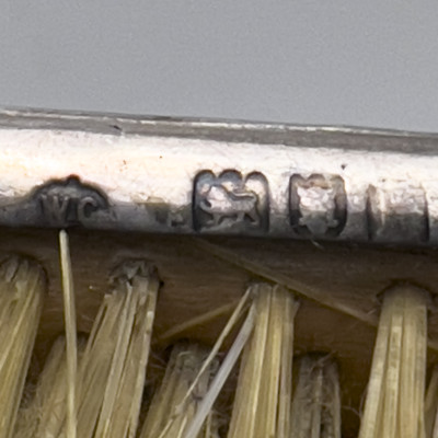 Continental Silver Brushes, Group of 5