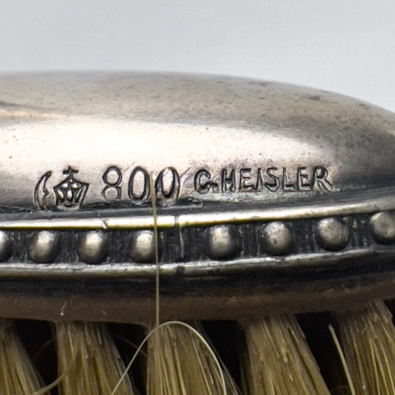 Continental Silver Brushes, Group of 5