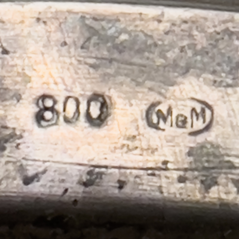 Continental Silver Brushes, Group of 5