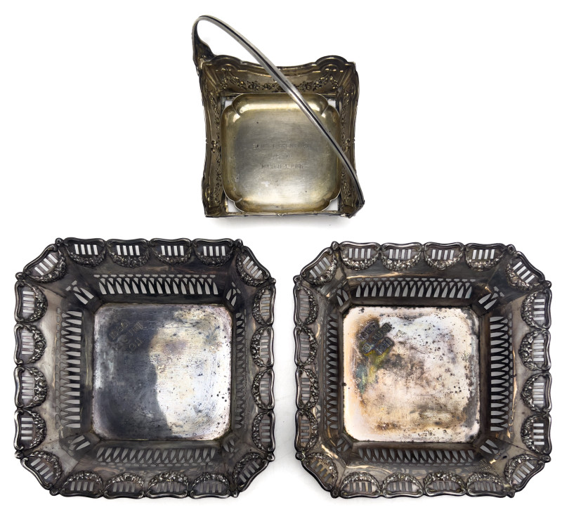 Silver Baskets, Group of 3