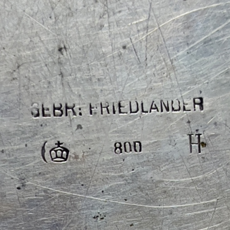 Continental Silver Tray