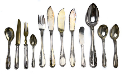 Image for Lot Sterling Silver Partial Flatware Services, Group of 100+