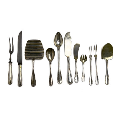 Sterling Silver Partial Flatware Services, Group of 100+