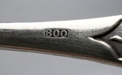 800 Silver Partial Flatware Services