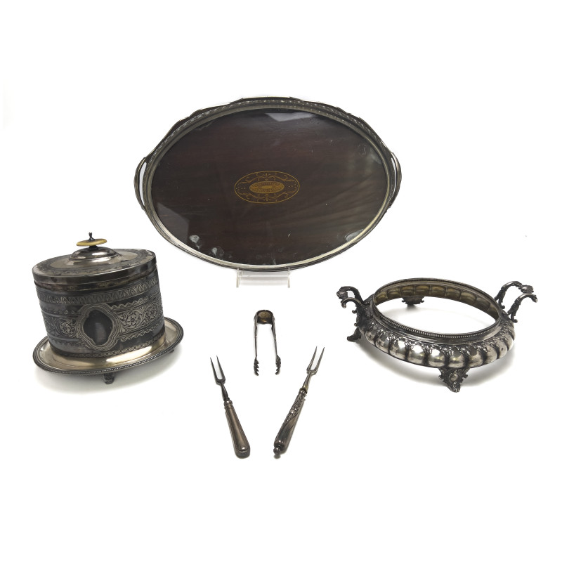 Victorian Silverplate, Group of 6