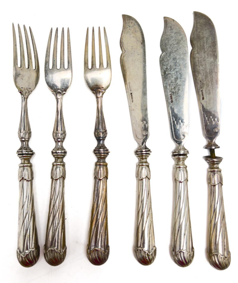 Eugen Marcus - Art Nouveau Silver Flatware